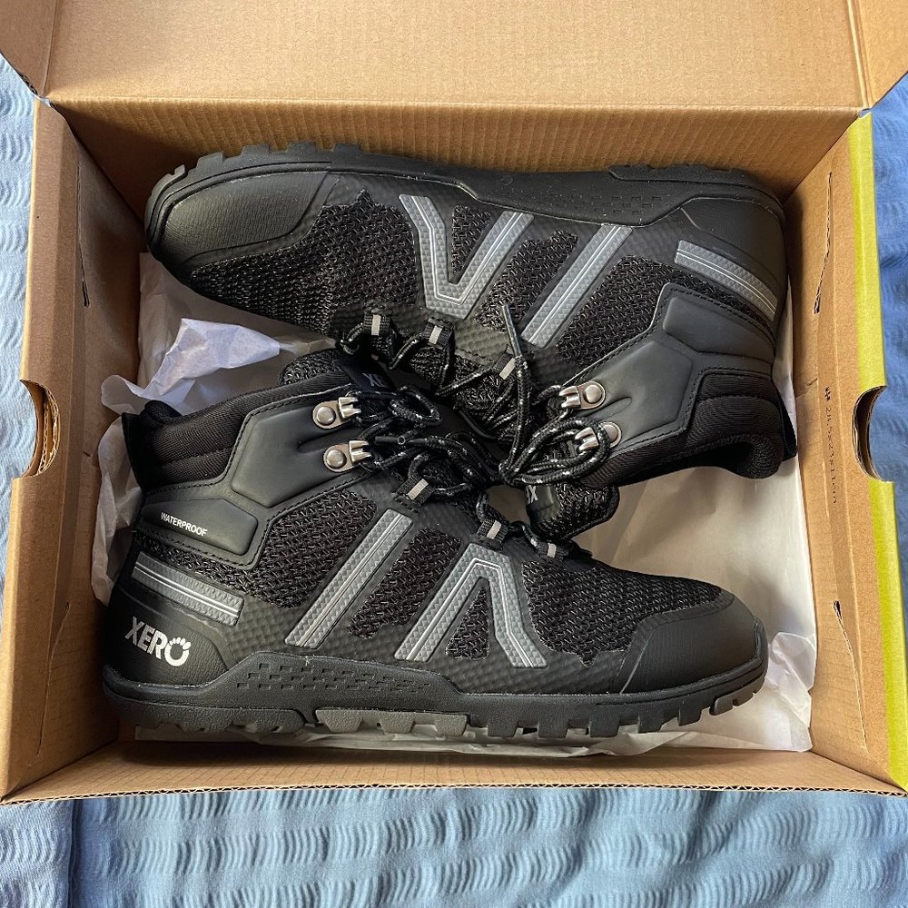 Xero Shoes Xcursion Fusion Women Black Hiking Boots Size 7 Trail Sneaker
